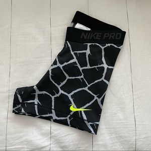 Nike Pro Giraffe Print Compression Shorts